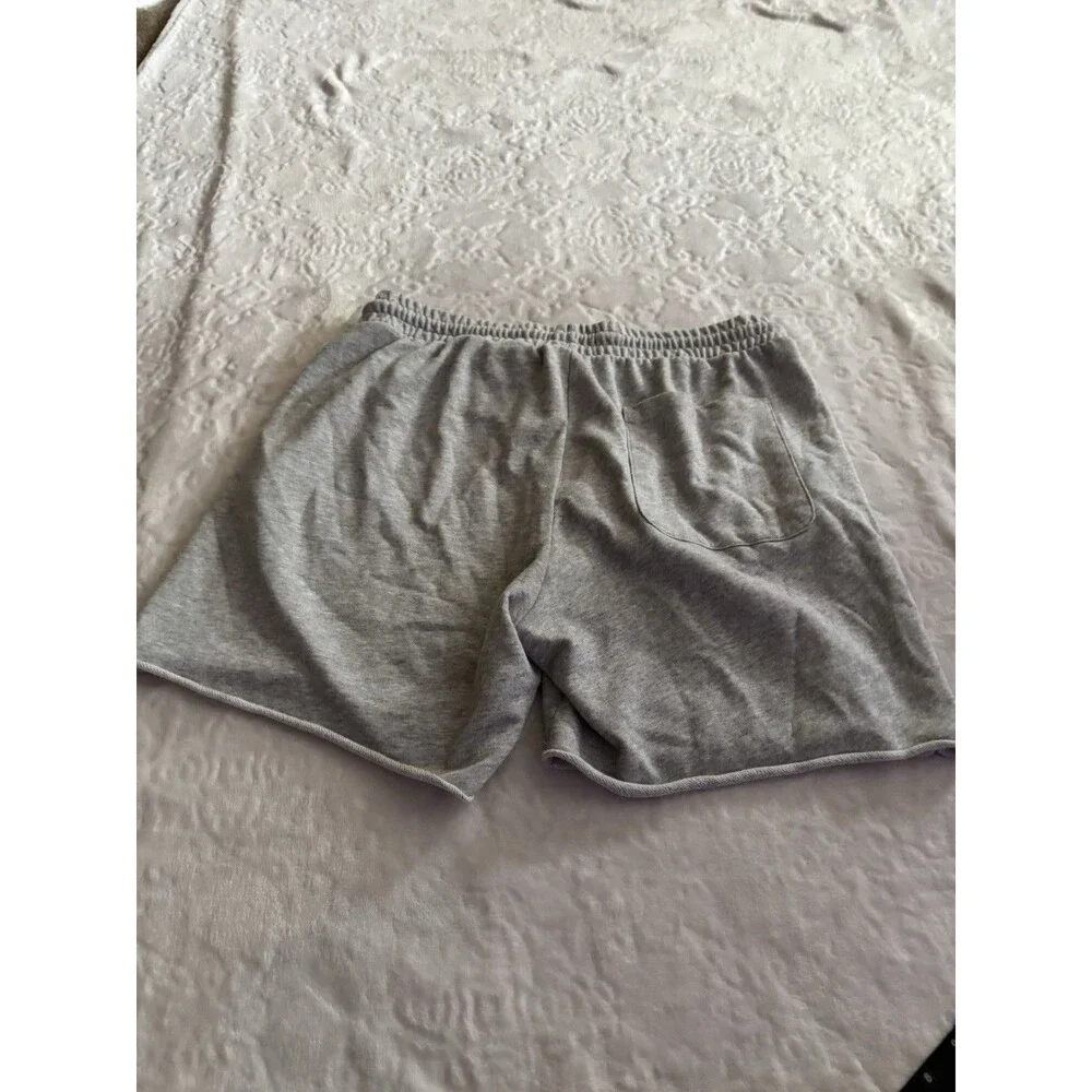 H&M Men’s Light Gray Shorts Drawstring Pockets Regular Fit Size Extra Large